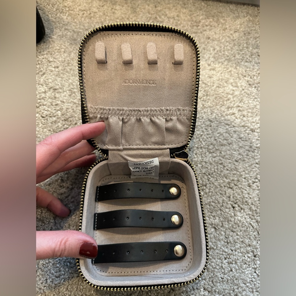 New Adornmonde Black Square Jewelry Case
